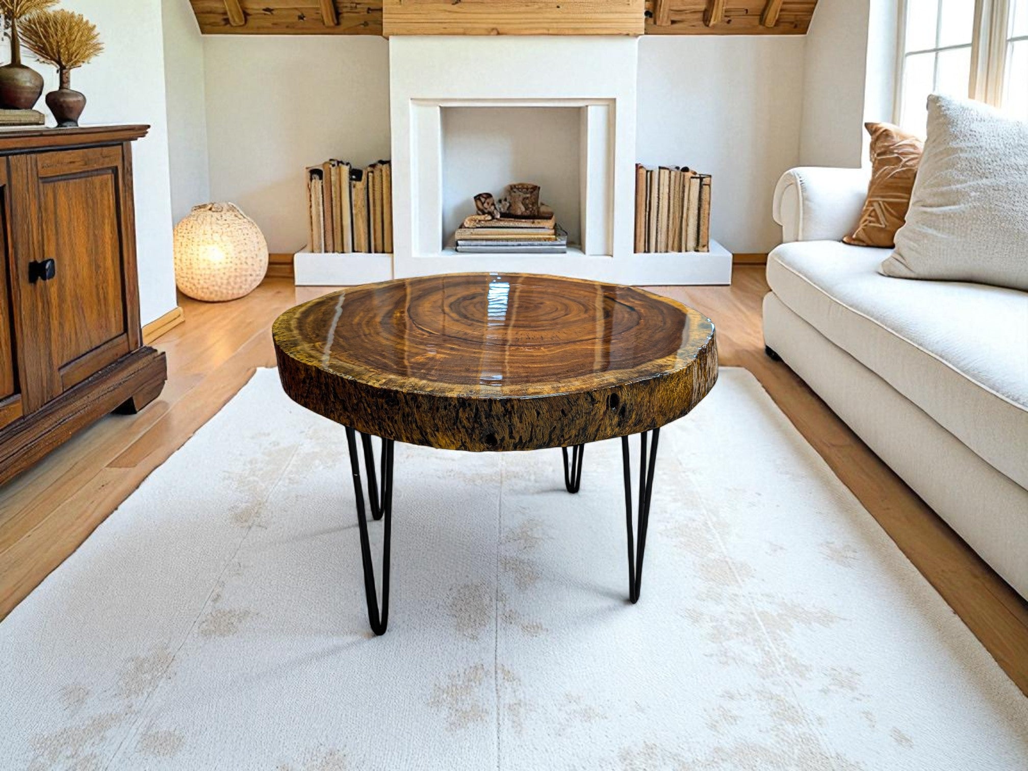 Sandkiaat Live Edge Coffee Table (29.53" x 28.74" x 3.54")
