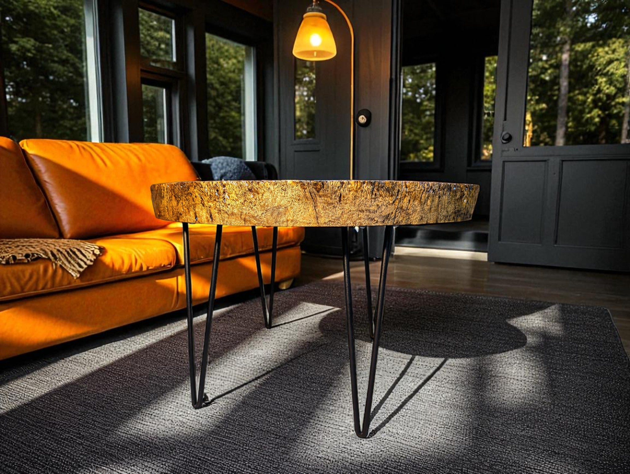 Sandkiaat Live Edge Coffee Table (30" x 29" x 3")