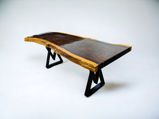 Unique Live Edge African Leadwood Coffee Table (Rectangular 50.5" x 20")