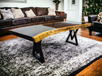Unique Live Edge African Leadwood Coffee Table (Rectangular 50.5" x 20")