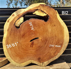 Brown Ivory Slice (36.61" x 39.76" x 2.95")