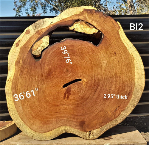 Brown Ivory Slice (36.61" x 39.76" x 2.95")