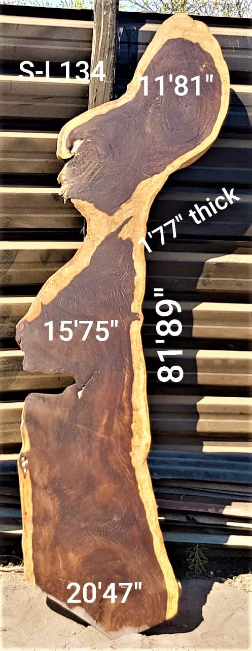 Leadwood Slab (81.89" x 20.47" x 1.77")