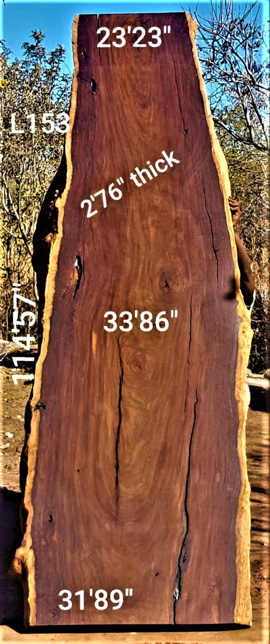 Leadwood Slab (114.57" x 33.86" x 2.76")