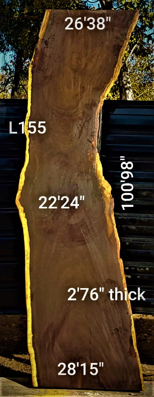Leadwood Slab (100.98" x 28.15" x 2.76")