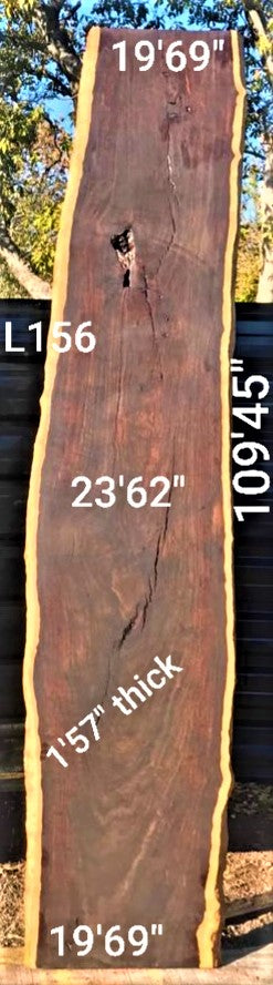 Leadwood Slab (109.45" x 23.62" x 1.57")