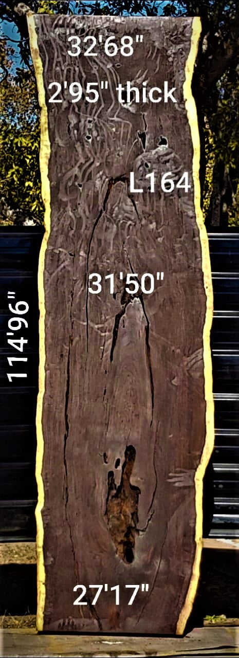 Leadwood Slab (114.96" x 32.68" x 2.95")