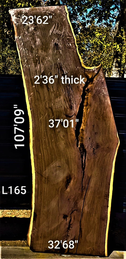Leadwood Slab (107.09" x 32.68" x 2.36")