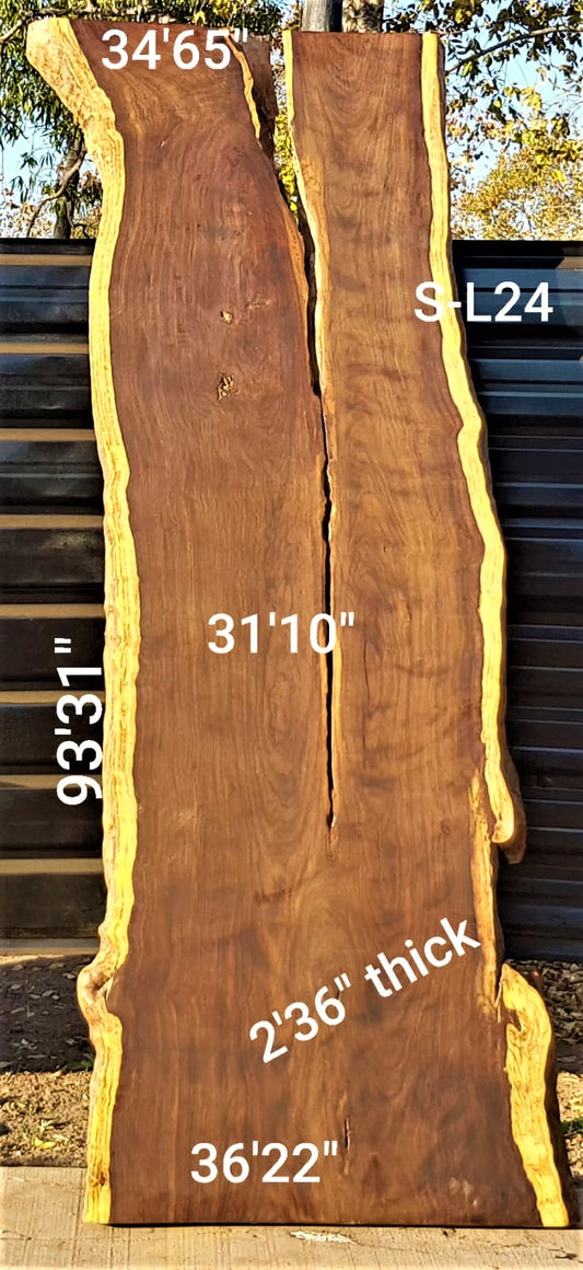 Leadwood Slab (93.31" x 36.22" x 2.36")