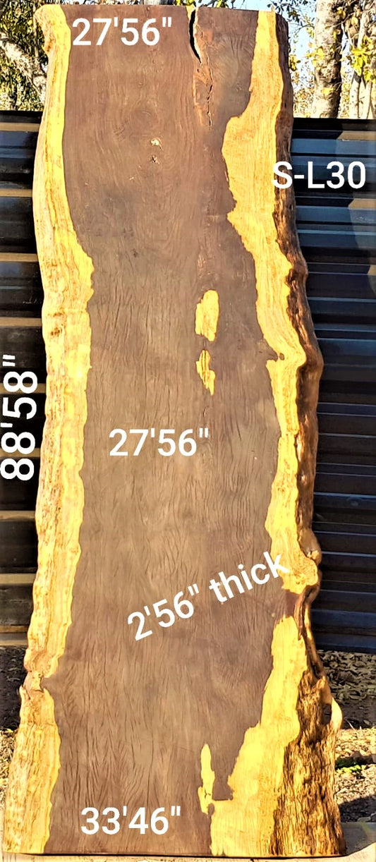 Leadwood Slab (88.58" x 33.46" x 2.56")