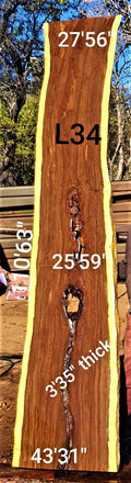 Leadwood Slab (110.63" x 43.31" x 3.35")