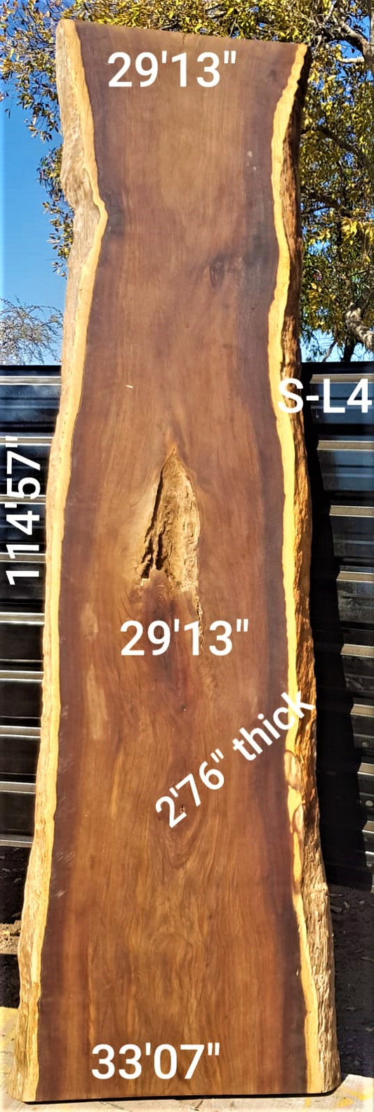 Leadwood Slab (114.57" x 33.07" x 2.76")