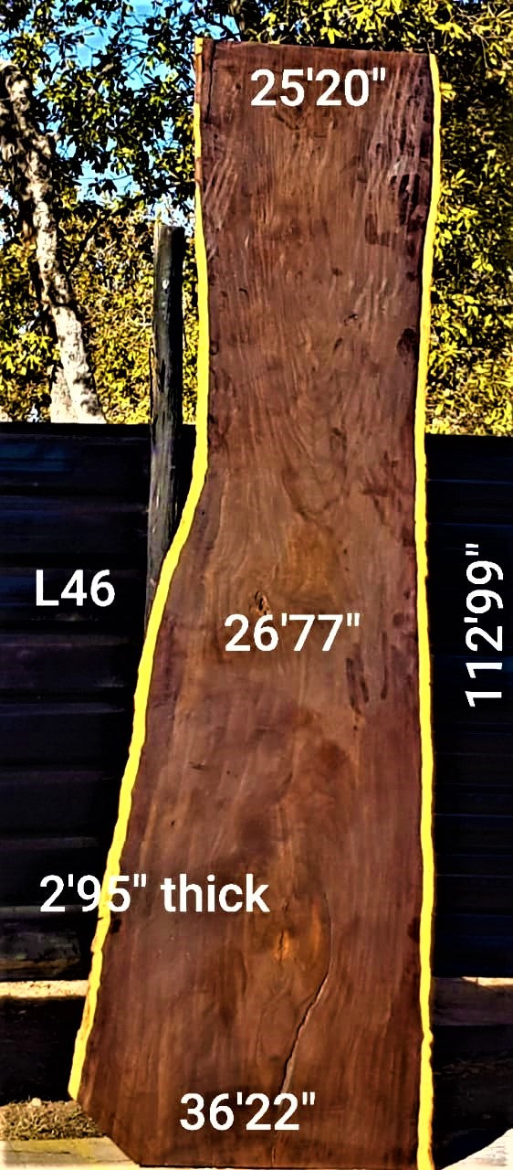Leadwood Slab (112.99" x 36.22" x 2.95")