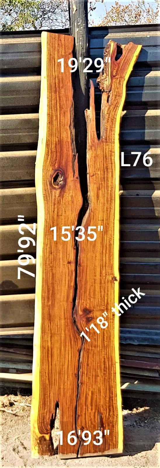 Leadwood Slab (79.92" x 19.29" x 1.18")