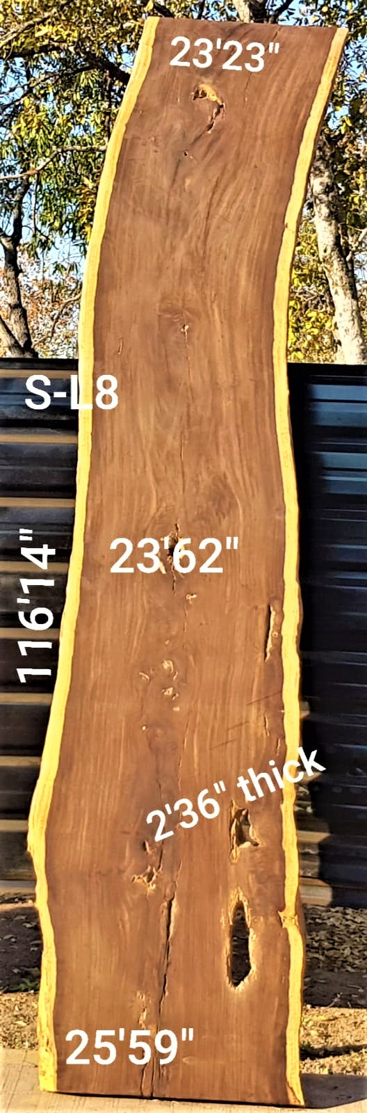 Leadwood Slab (116.14" x 25.59" x 2.36")