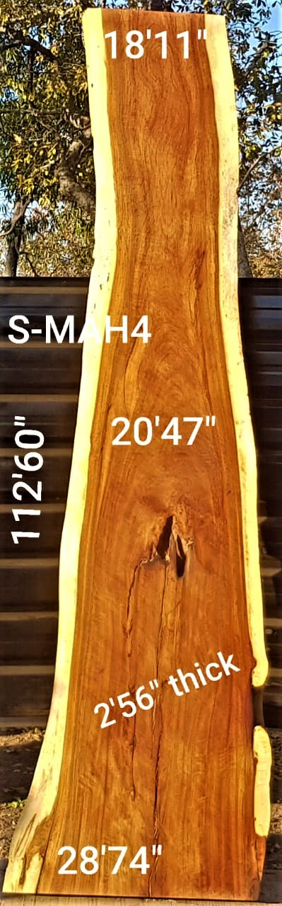 Mahogany Slab (112.60" x 28.74" x 2.56")